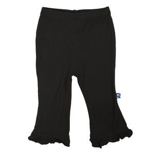 KicKee Pants Midnight Ruffle Pants